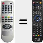 Replacement remote control for REM002